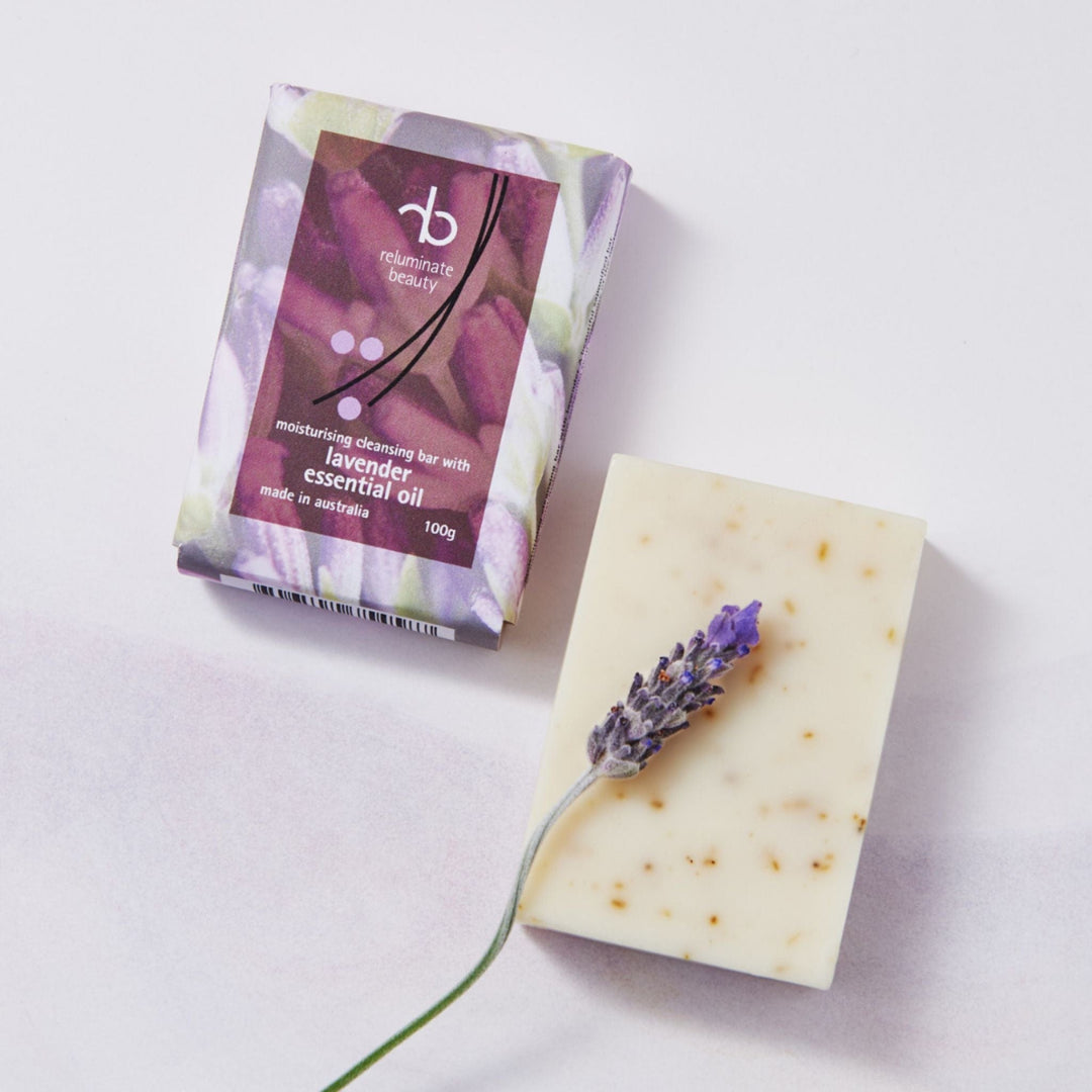 rawbeauty naturally Cleansing Bars Lavender Cleansing Bar With Lavender Petals