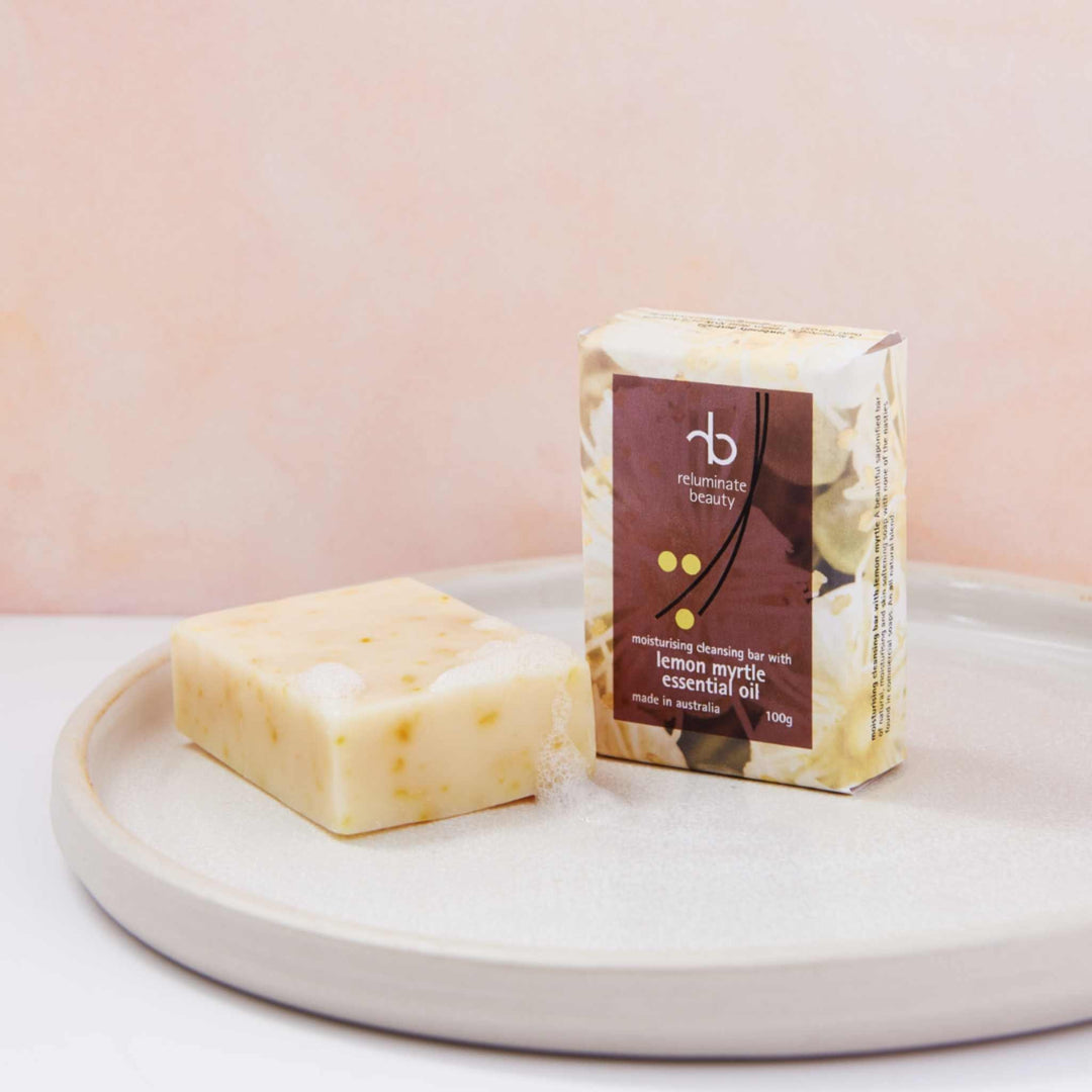 rawbeauty naturally Cleansing Bars Lemon Myrtle Cleansing Bar With Calendula