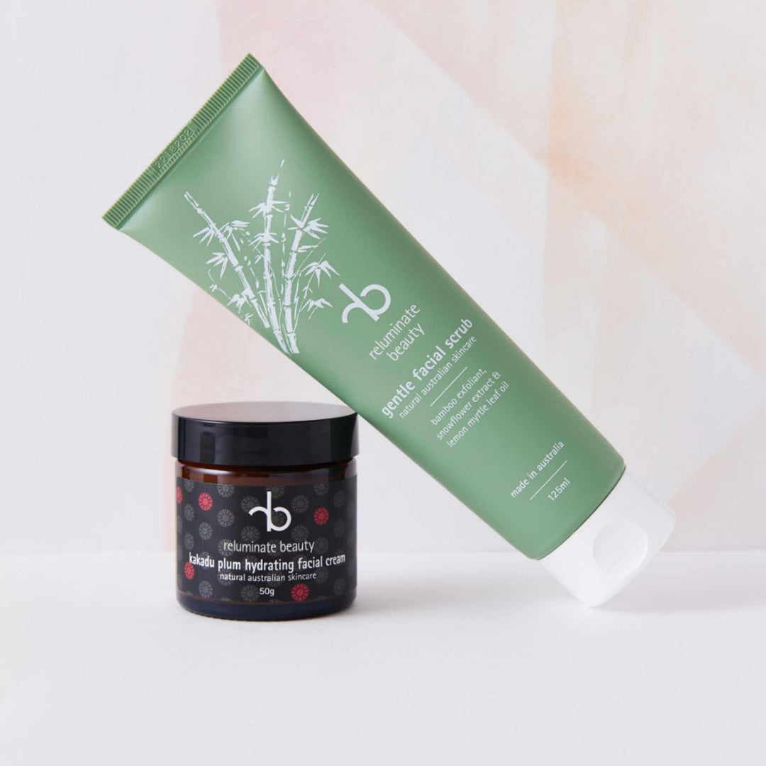 rawbeauty naturally Smooth Skin Duo -  Exfoliate & Hydrate For Radiant Skin