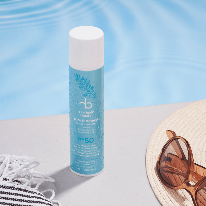 reluminate beauty Sunscreen Pure & Natural Facial Sunscreen SPF 50+