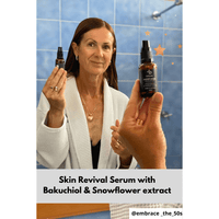 rawbeauty skincare Skin Revival Serum with Bakuchiol & Snowflower extract