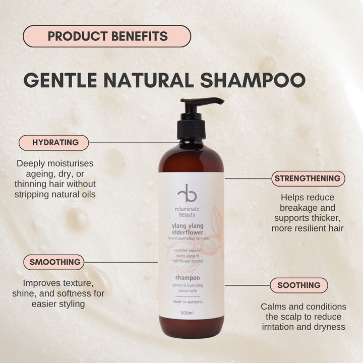 Silk & Shine Haircare Trio - Hydrate, Nourish & Protect Mature Hair Bundle for mature skin