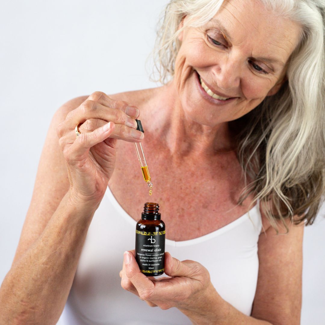 Renewal Elixir Facial Oil - Kangaroo Flower Infused Care Single for mature skin
