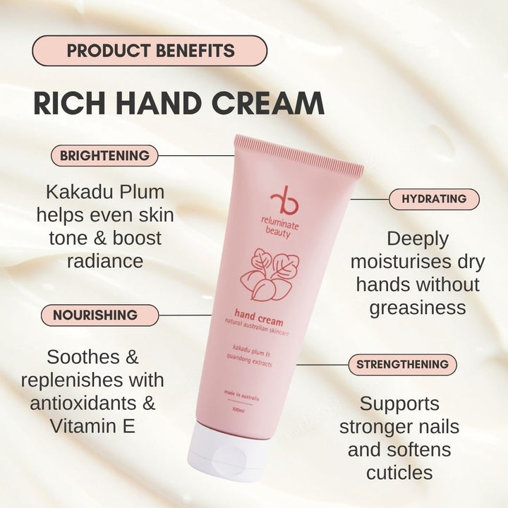 Rich Hand Cream - Kakadu Plum & Quandong Single for mature skin