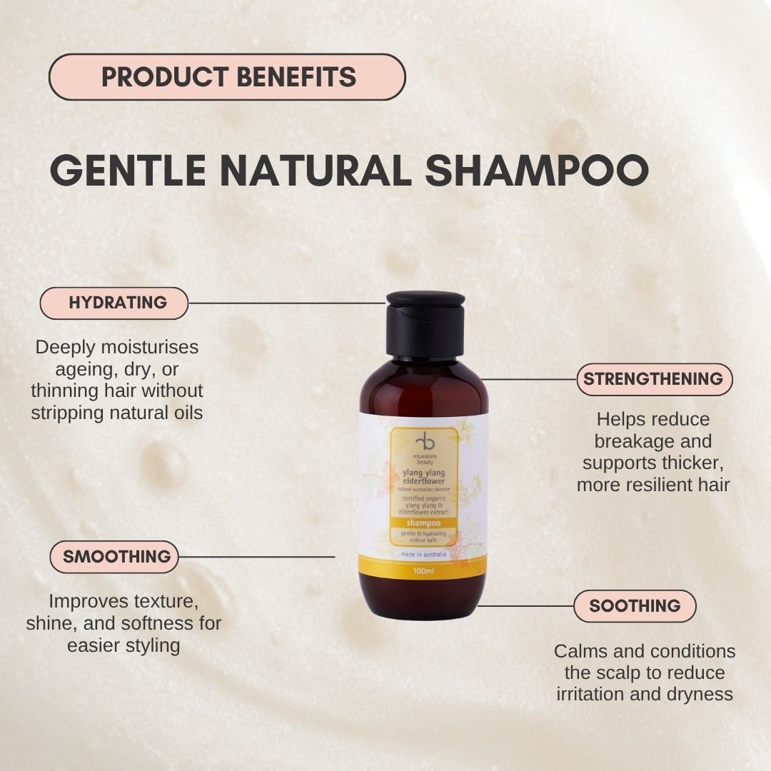 Hydrating Shampoo & Conditioner for Mature Hair 100ml Duo for mature skin