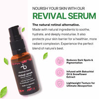 Skin Revival Serum - Bakuchiol & Snowflower Extract Single for mature skin