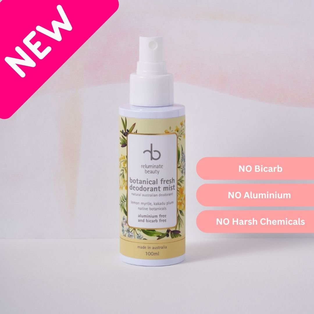 NEW Natural Deodorant Mist with Australian Botanicals - Aluminium & Bicarb Free Single for mature skin