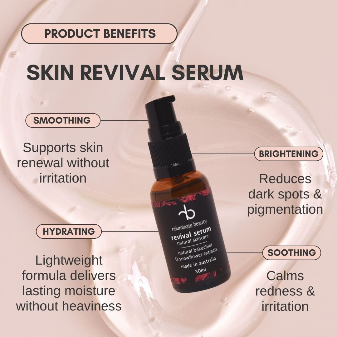 Skin Revival Serum - Bakuchiol & Snowflower Extract Single for mature skin