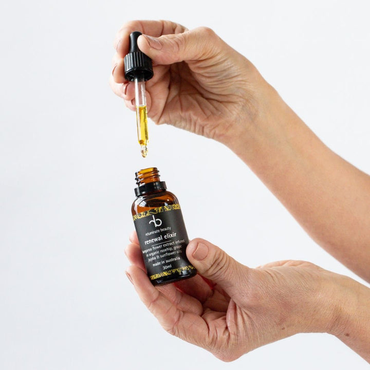 Renewal Elixir Facial Oil - Kangaroo Flower Infused Care Single for mature skin