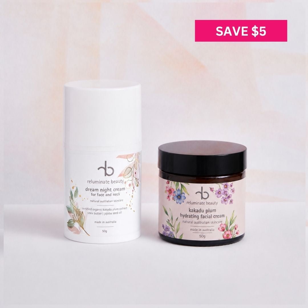 Kakadu Plum Day & Night Cream Duo Pack - For Face & Neck Duo for mature skin