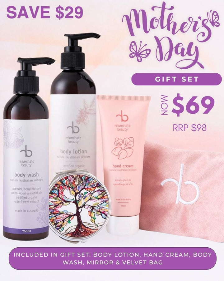 Mother’s Day Luxury Body Care Gift Set Bundle for mature skin