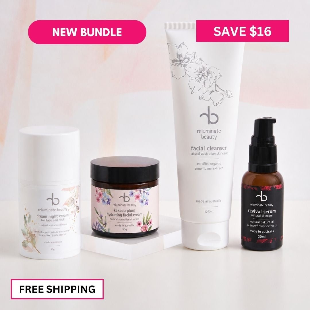 Cleanse, Revive & Hydrate - Radiance Starter 4 - Pack Bundle for mature skin