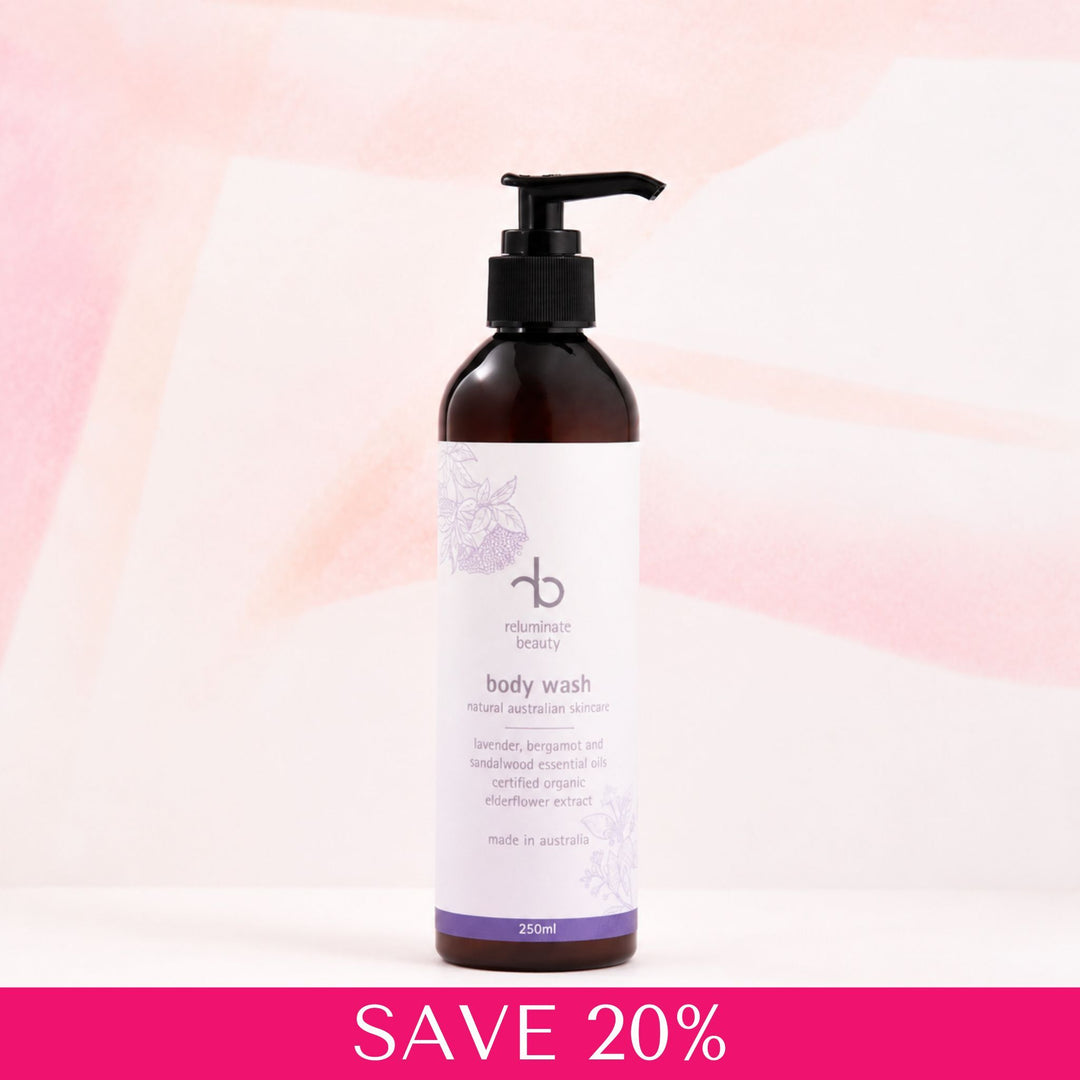 Natural Body Wash - Lavender Bergamot & Sandalwood Single for mature skin