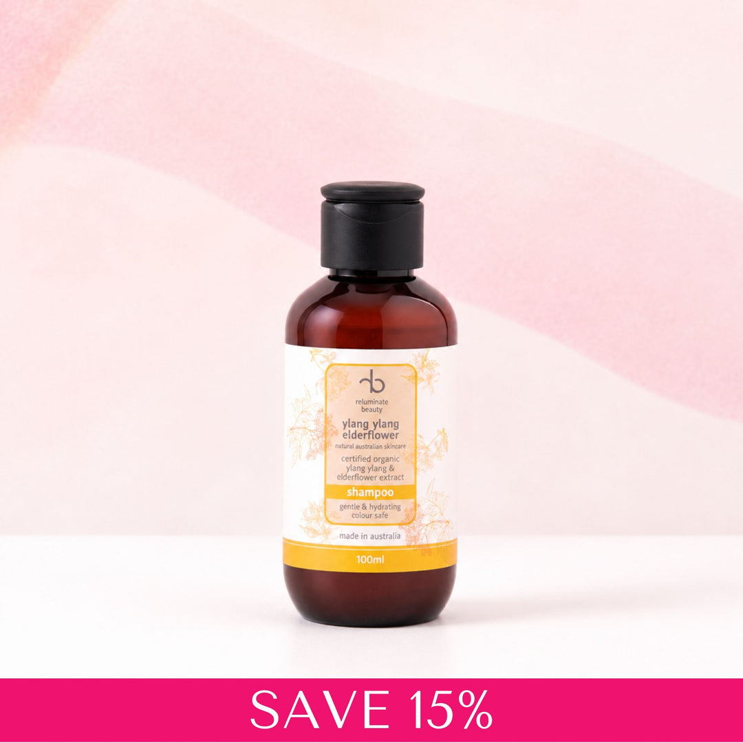 Gentle Hydrating Natural Shampoo - Mini 100ml Single for mature skin