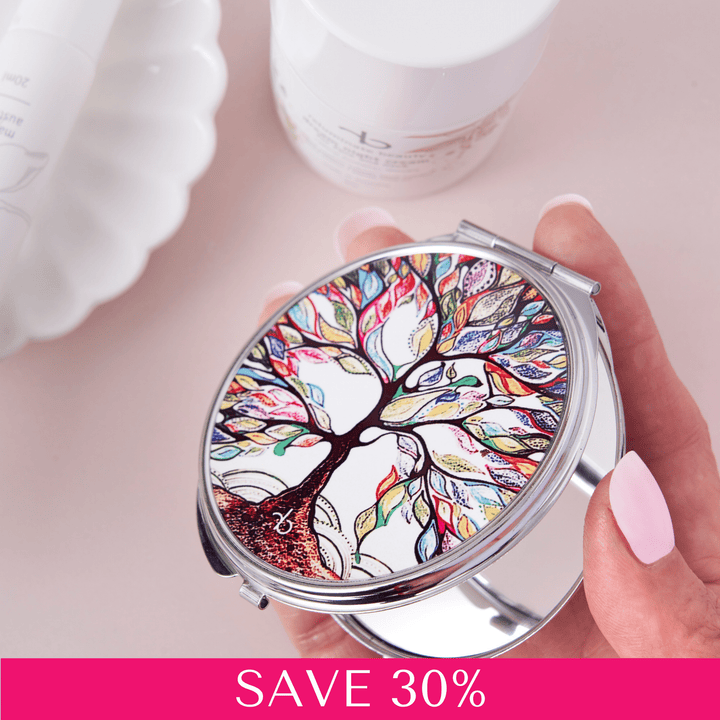 Elegant Compact Mirror -Perfect for Your Handbag or Travel Single for mature skin