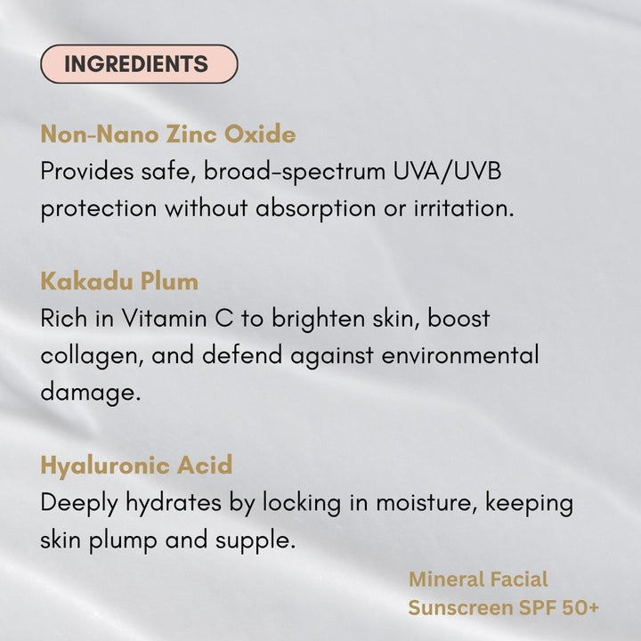 SPF 50+ Sunscreen Duo - Pure, Natural & Reef - Safe Protection Duo for mature skin