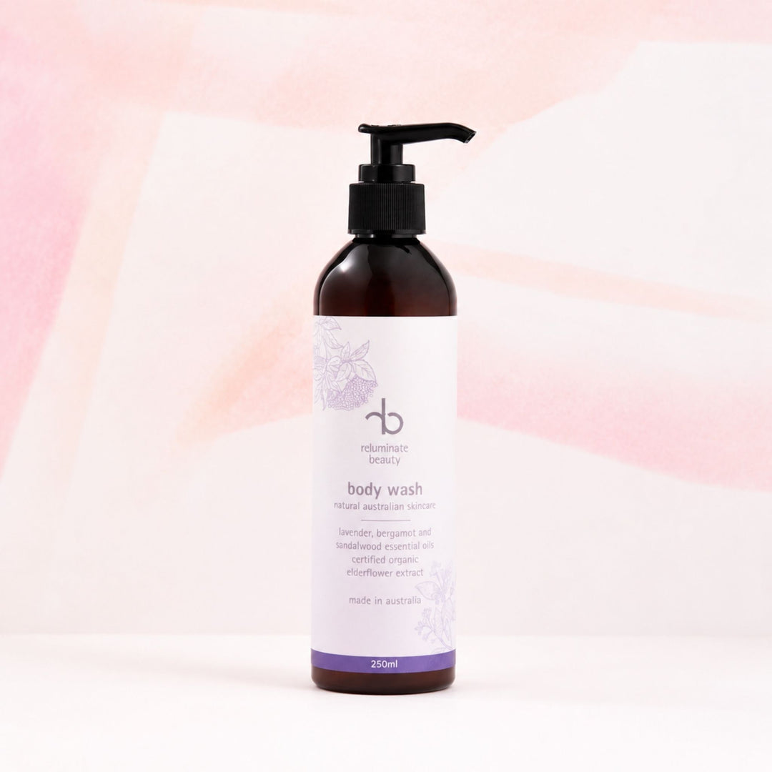 Natural Body Wash - Lavender Bergamot & Sandalwood Single for mature skin