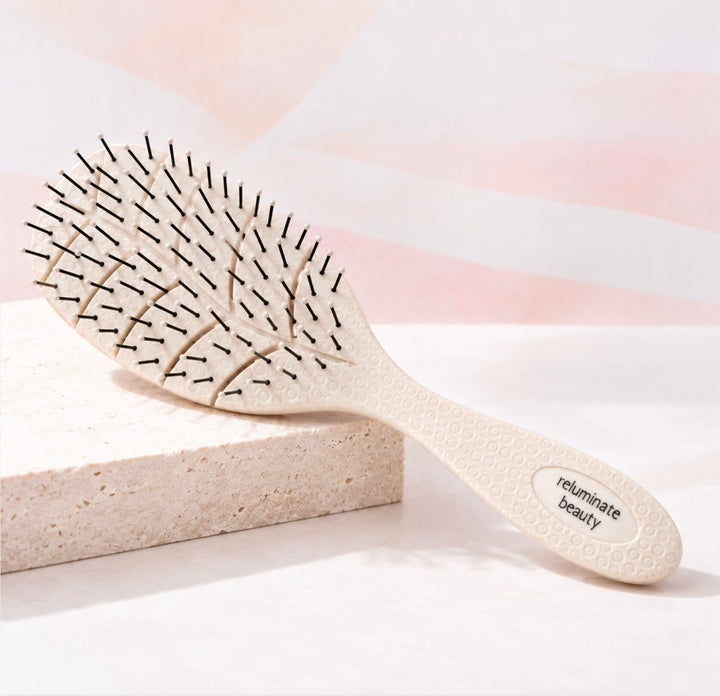 Eco Wheatstraw Detangling Brush for mature skin