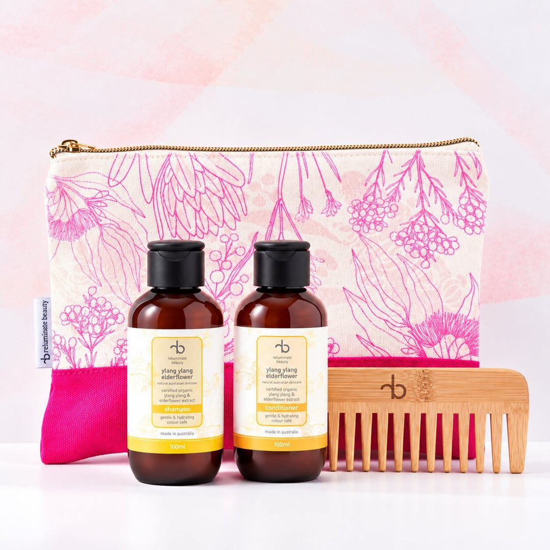 Gentle Hydrating Hair Travel Essentials Bundle Bundle for mature skin