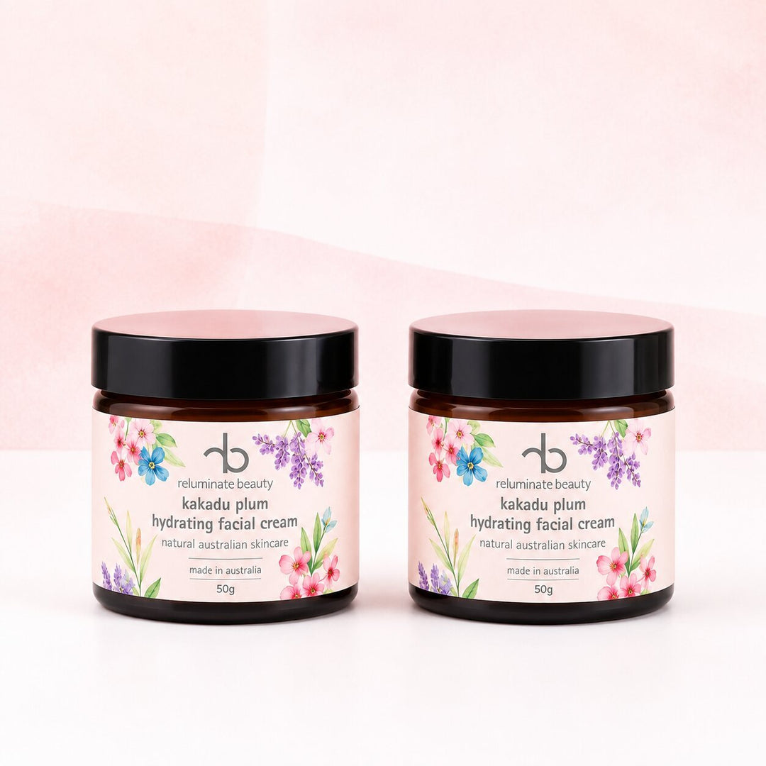 Kakadu Plum Facial Duo Value Pack -Hydrate Mature Skin 100g Bundle for mature skin