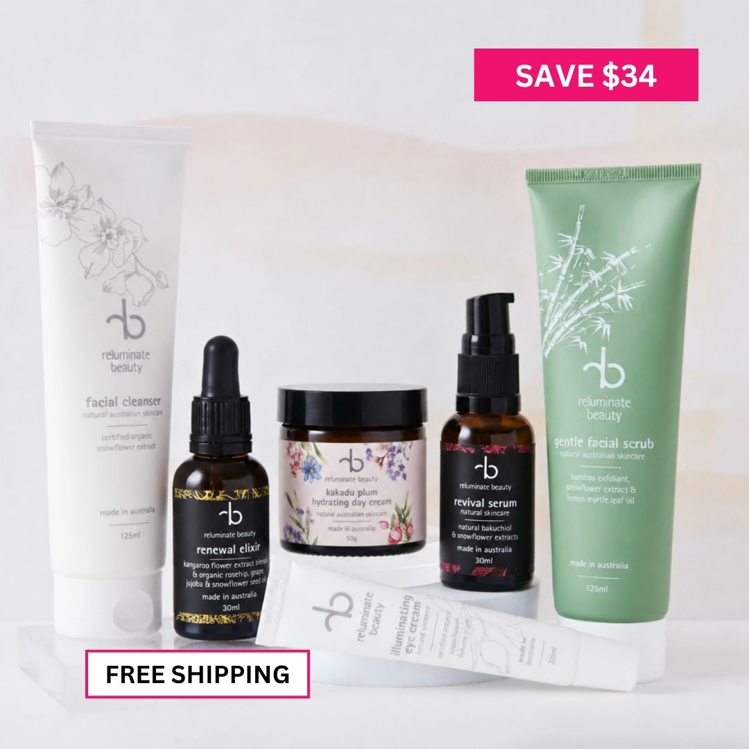 Glow Face Skincare Bundle - Ritual for Luminous Skin Bundle for mature skin