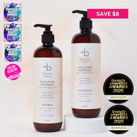 Natural Hydrating Shampoo & Conditioner for Mature Hair. Award - Winning Duo for mature skin