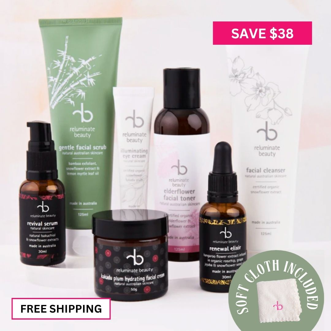 The Luxe 8 Piece Skincare Bundle - Nourish & Rejuvenate Bundle for mature skin