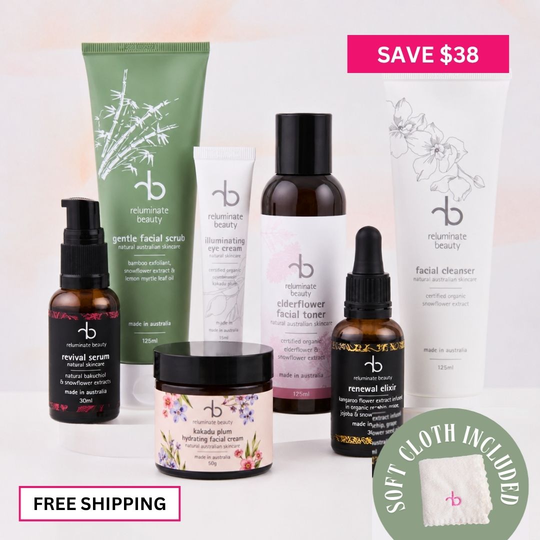 The Luxe 8 Piece Skincare Bundle - Nourish & Rejuvenate Bundle for mature skin
