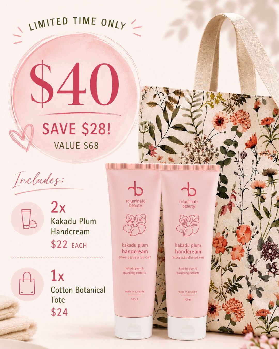 The Botanical Hand Care Bundle Limited Edition Bundle for mature skin
