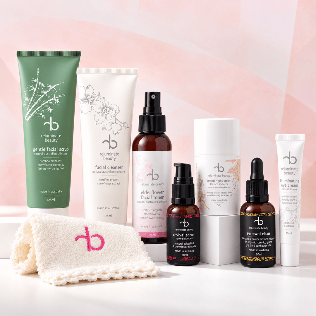 Luxe Night Restore Set -Nourishing Night Skincare Routine Bundle for mature skin