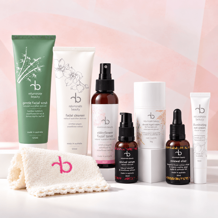 Luxe Night Restore Set -Nourishing Night Skincare Routine Bundle for mature skin