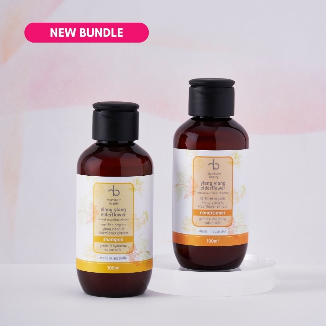 Hydrating Shampoo & Conditioner Duo for Mature Hair – 100ml Travel Size Duo for mature skin