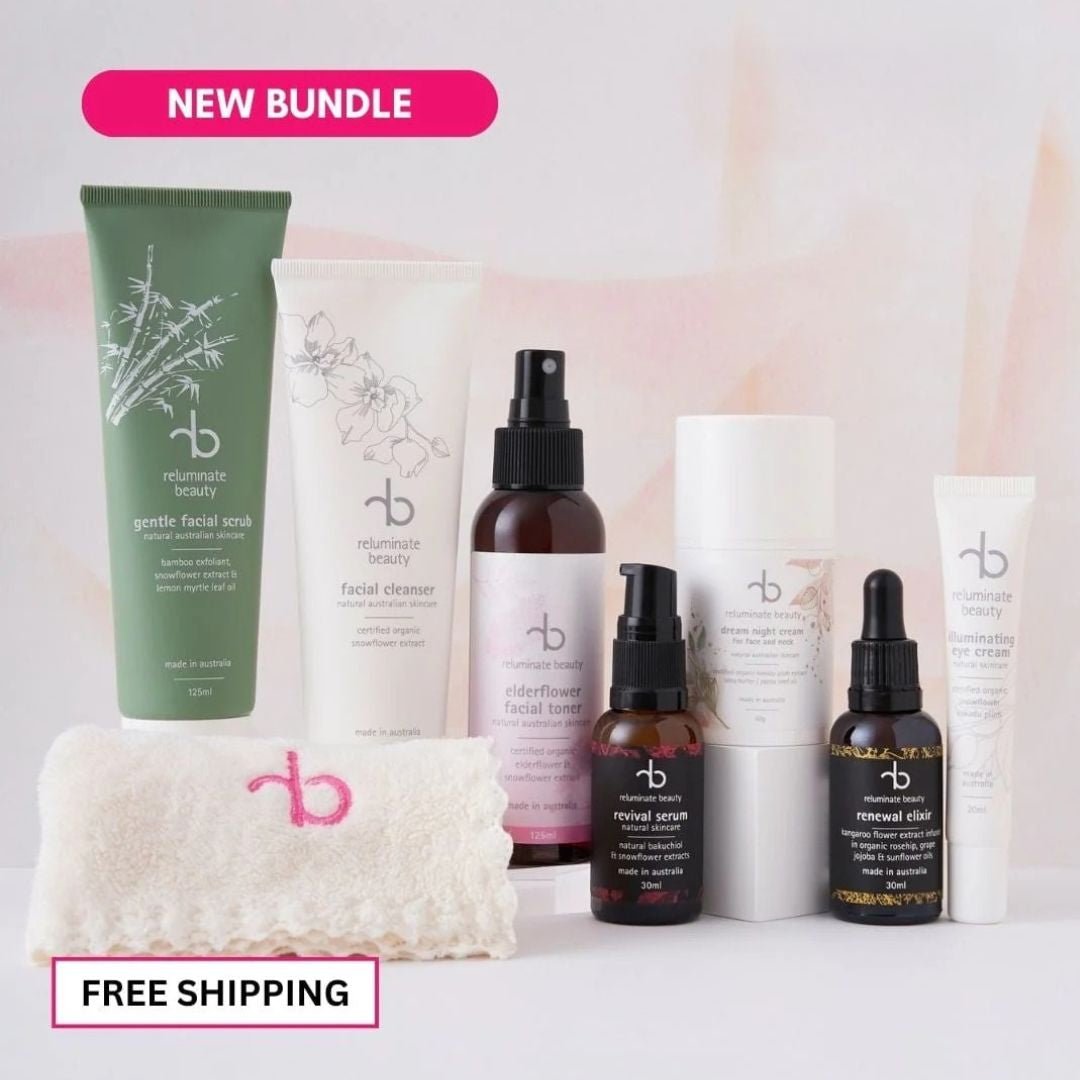 Luxe Night Restore Set -Nourishing Night Skincare Routine Bundle for mature skin