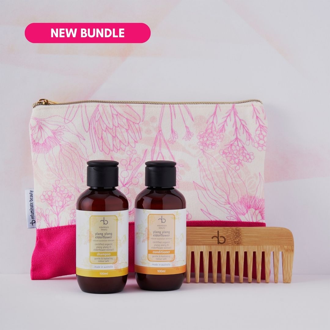 Gentle Hydrating Hair Travel Essentials Bundle Bundle for mature skin