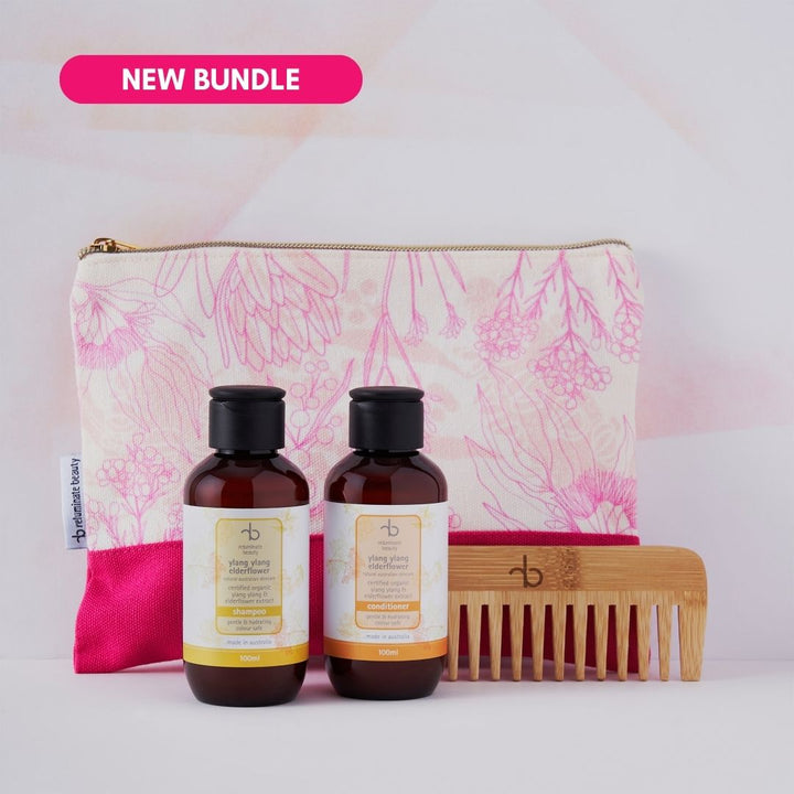 Gentle Hydrating Hair Travel Essentials Bundle Bundle for mature skin