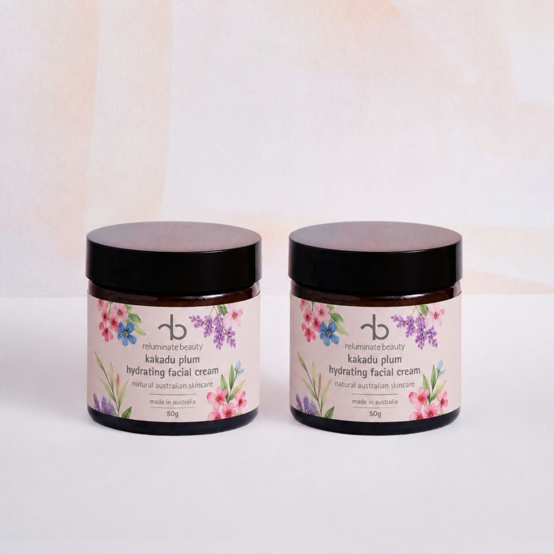 Kakadu Plum Facial Duo Value Pack -Hydrate Mature Skin 100g Duo for mature skin