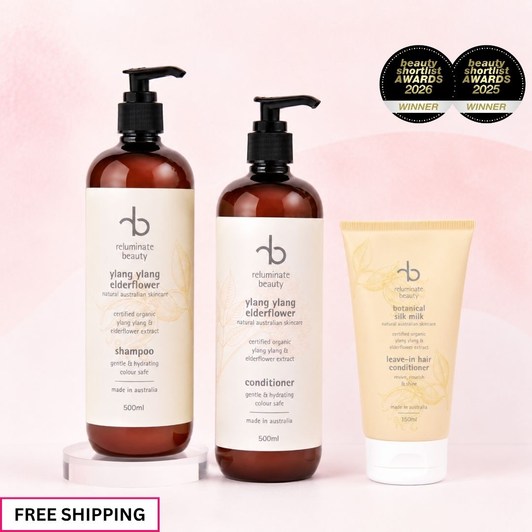Silk & Shine Haircare Trio - Hydrate, Nourish & Protect Mature Hair Bundle for mature skin