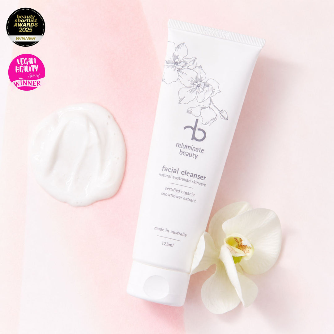 Snowflower Facial Cream Cleanser - Nourish & Glow Naturally Single for mature skin