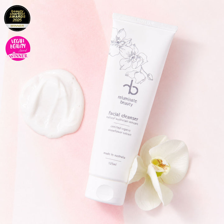 Snowflower Facial Cream Cleanser - Nourish & Glow Naturally Single for mature skin