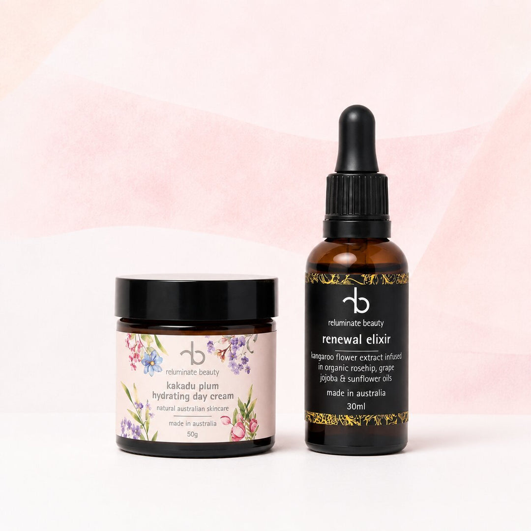 Renew & Illuminate Facial Duo -Hydrate, Nourish & Glow Bundle for mature skin