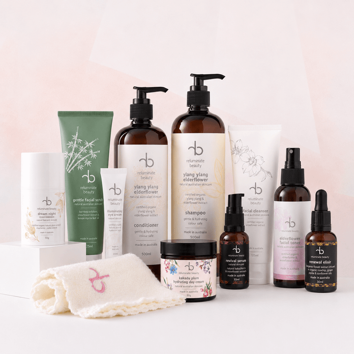 Radiant Ritual Skin and Hair Bundle Bundle for mature skin