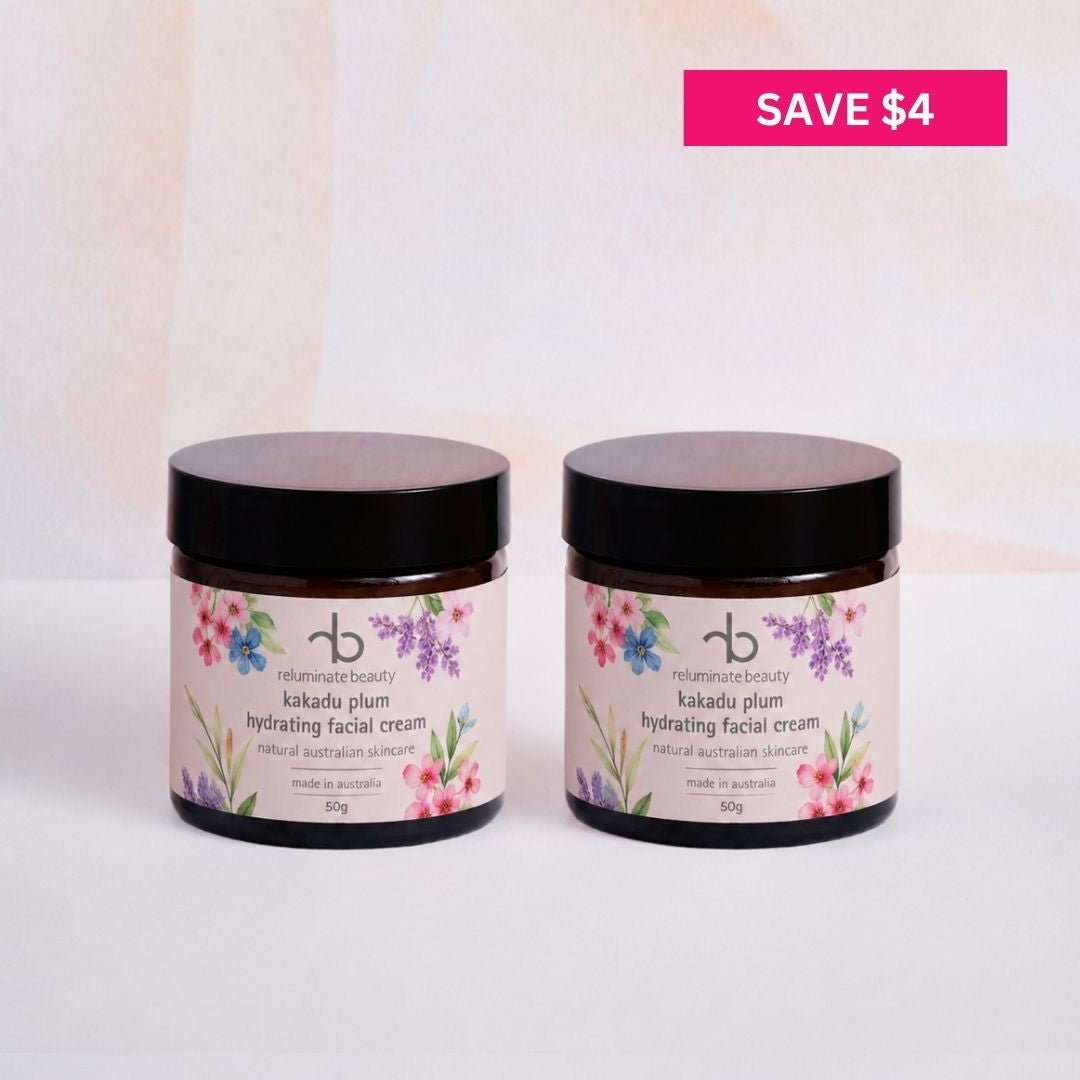 Kakadu Plum Facial Duo Value Pack - Hydrate Mature Skin 100g Duo for mature skin