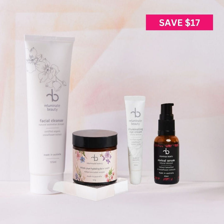 Ultimate Face Skincare Bundle -4 Essentials for Radiance
