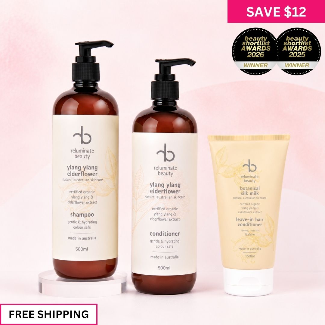 Silk & Shine Haircare Trio - Hydrate, Nourish & Protect Mature Hair