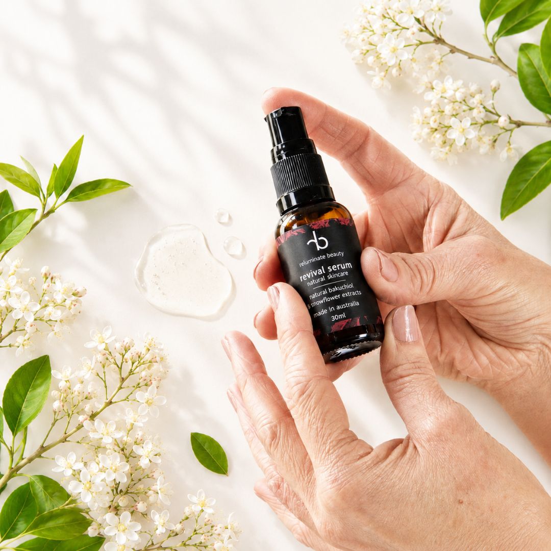 Skin Revival Serum -Bakuchiol & Snowflower Extract Single for mature skin