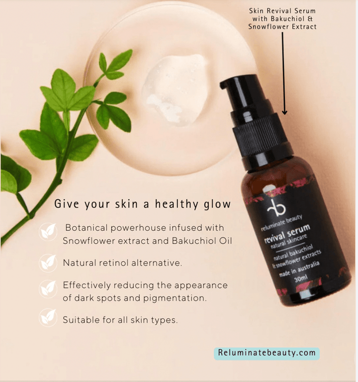 Skin Revival Serum - Bakuchiol & Snowflower Extract Single for mature skin