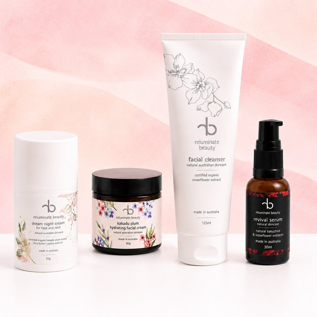 Cleanse, Revive & Hydrate - Radiance Starter 4-Pack Bundle for mature skin