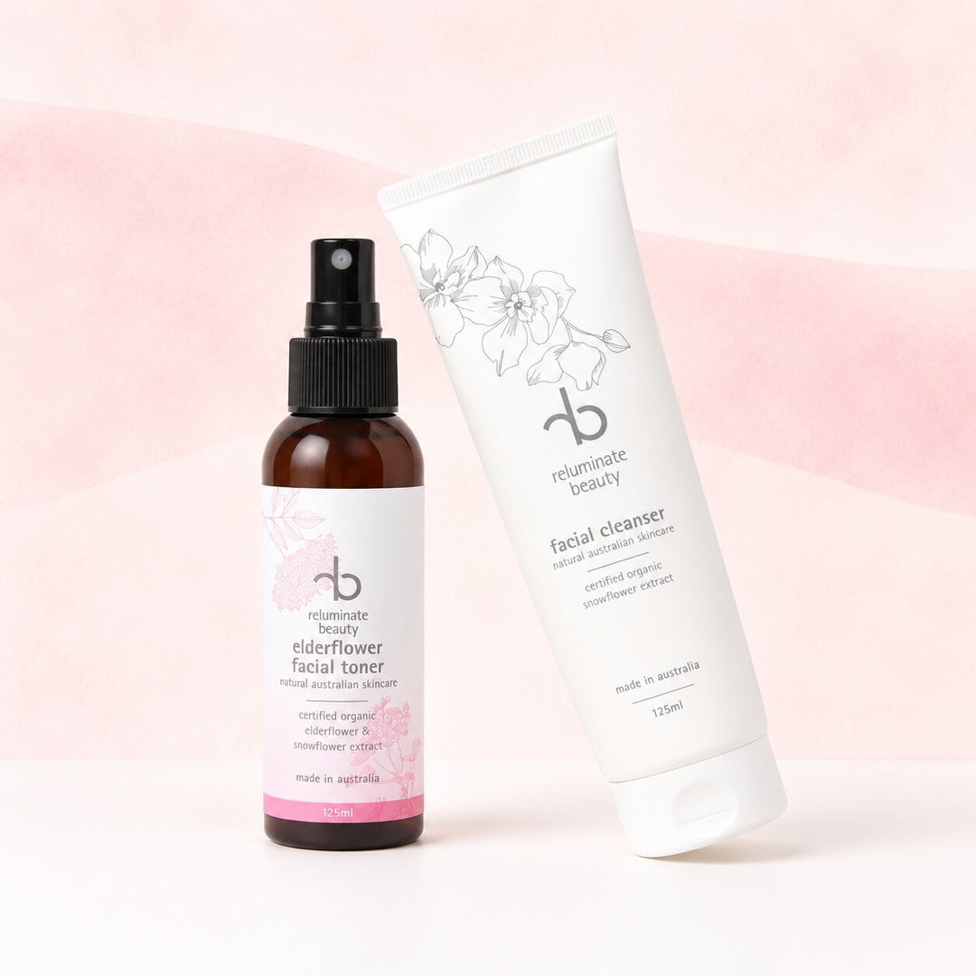 Cleanse & Tone Duo -Hydrate, Refresh & Prep Your Skin Bundle for mature skin