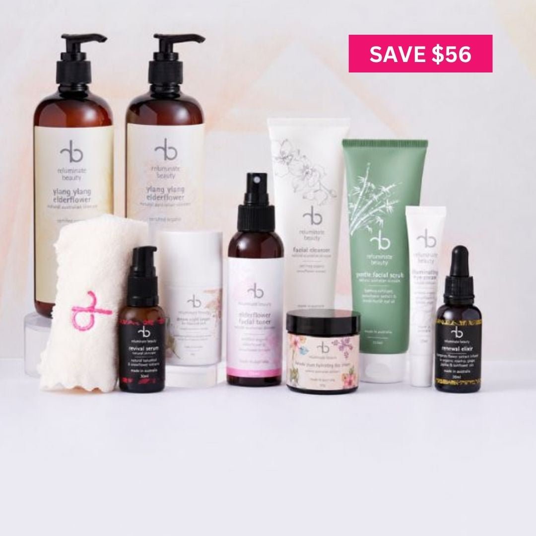 Radiant Ritual Skin and Hair Bundle Bundle for mature skin