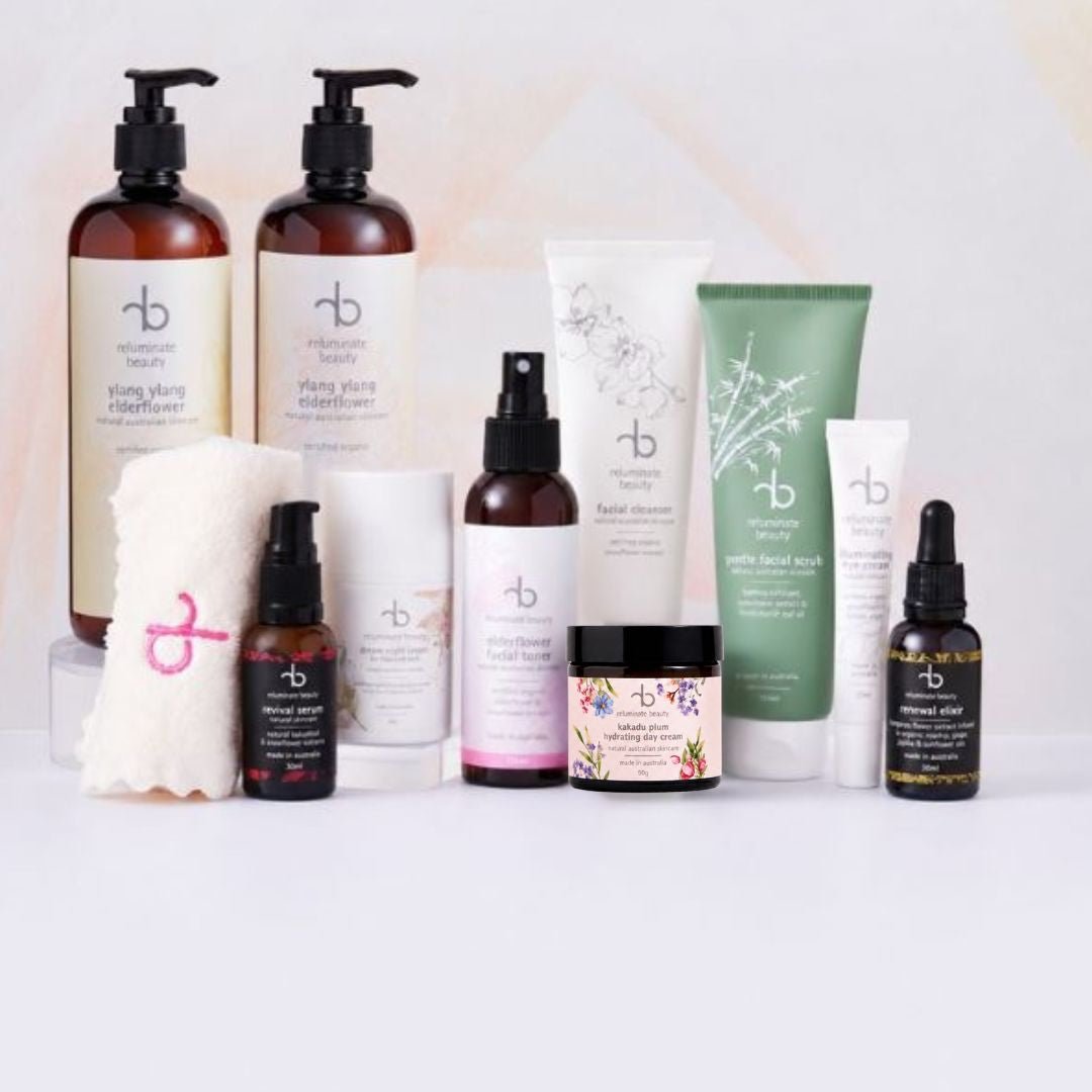 Radiant Ritual Skin and Hair Bundle Bundle for mature skin